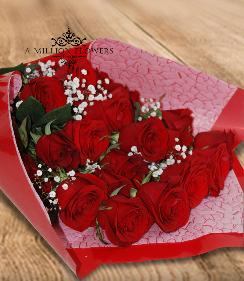 Ramo rosas rojas