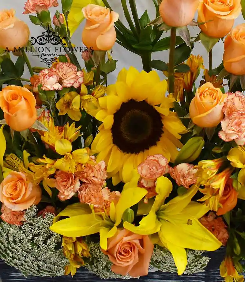 arreglo-floral-orquesta-girasoles