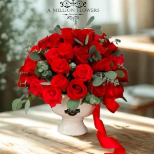 Arreglo Floral Derby Rojo